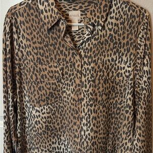 Chico's Leopard Print Blouse